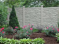 <b>Beige Granite Ecostone Simtek Fence 1</b>
